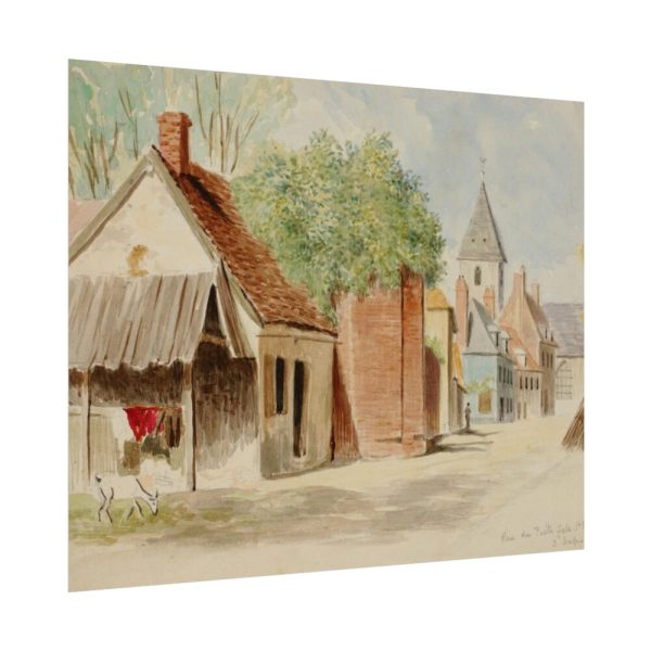 92372-2.jpg Rue du Puits Sale, St. Valery by Miner Kilbourne Kellogg Poster