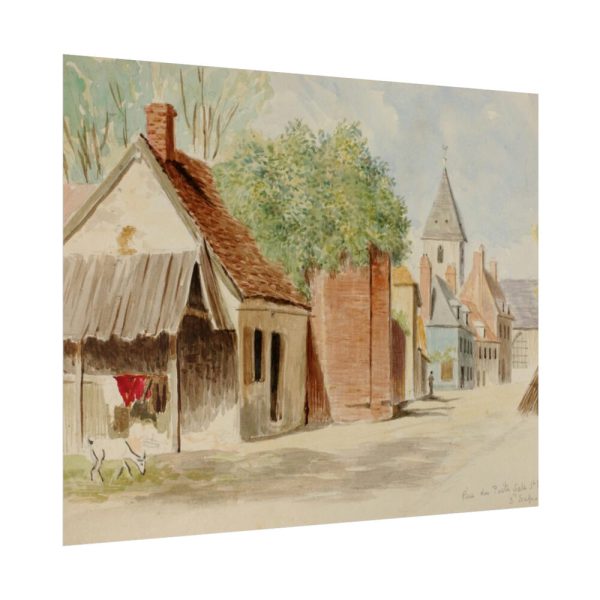 92373-2.jpg Rue du Puits Sale, St. Valery by Miner Kilbourne Kellogg Poster