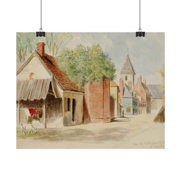 92374-1.jpg Rue du Puits Sale, St. Valery by Miner Kilbourne Kellogg Poster