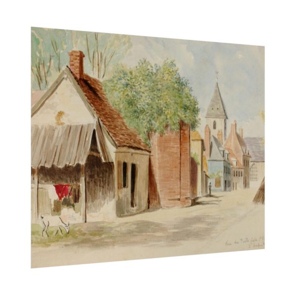 92379-2.jpg Rue du Puits Sale, St. Valery by Miner Kilbourne Kellogg Poster