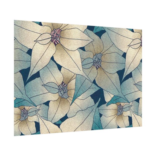 92408-102.jpg Blue Floral Pattern Poster