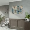 92408-104.jpg Blue Floral Pattern Poster