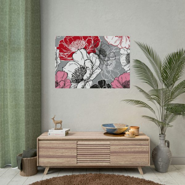92408-113.jpg Large Poppy Flower Heads Poster