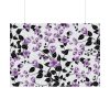 92408-116.jpg Purple Floral Pattern Poster