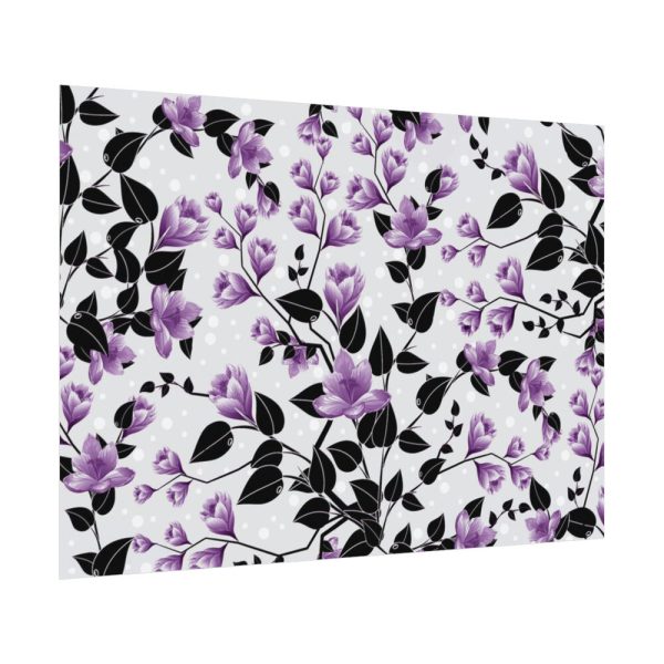 92408-117.jpg Purple Floral Pattern Poster
