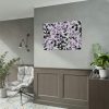 92408-119.jpg Purple Floral Pattern Poster