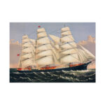 Clipper Ship Three Brothers Poster