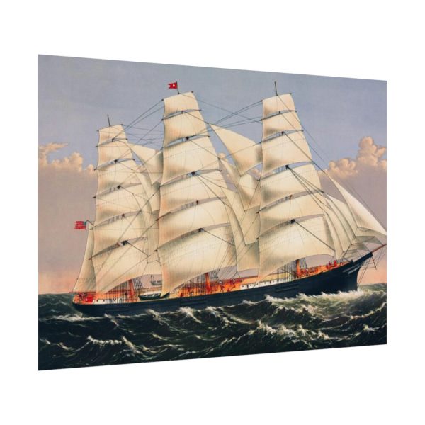92408-187.jpg Clipper Ship Three Brothers Poster