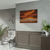 Orange Scenery With Beautiful Tree Poster