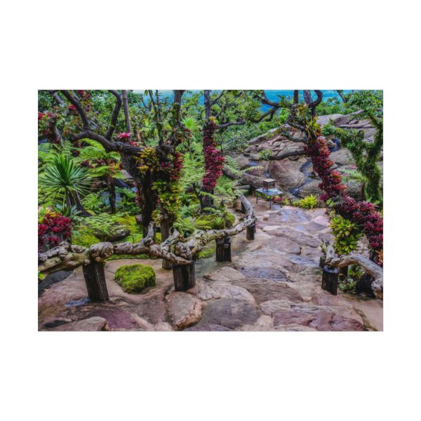 Botanical Garden Trees Poster