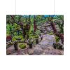 Botanical Garden Trees Poster