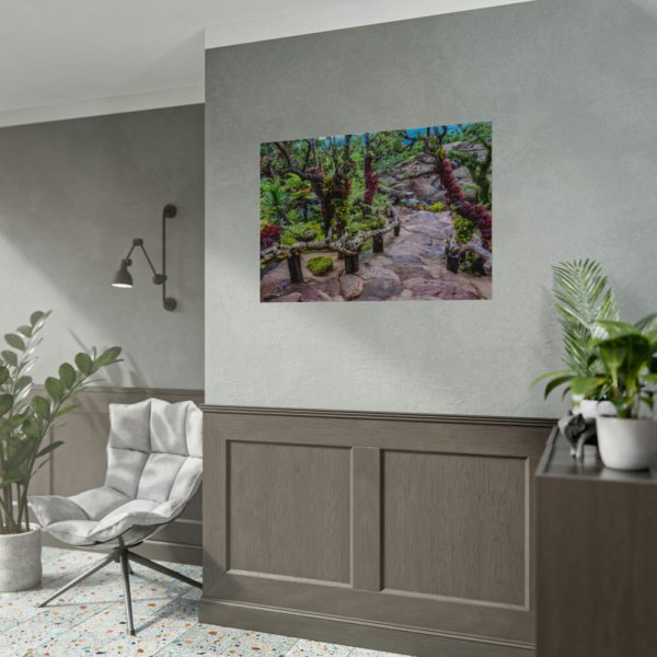 Botanical Garden Trees Poster