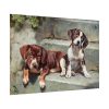 92408-227.jpg Dogs Puppies Vintage Old Poster