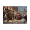 92408-230.jpg Vintage Christmas Street In London Poster