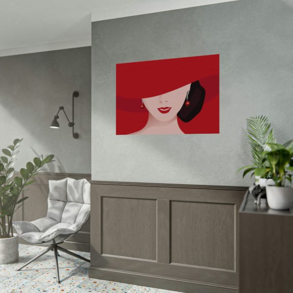 92408-239.jpg Woman In Red Hat Poster