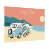 92408-282.jpg Camper Van, Surfboard, Beach Poster