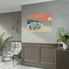 92408-284.jpg Camper Van, Surfboard, Beach Poster