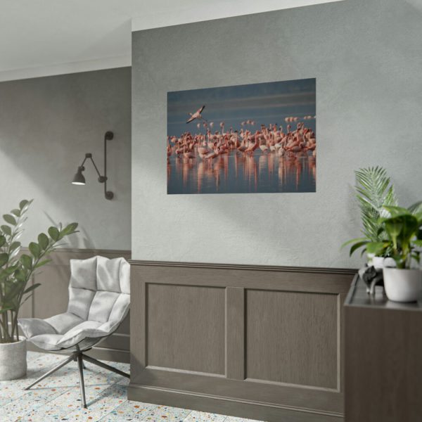 92408-294.jpg Flamingos in Africa Poster