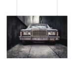 Car Vintage Parking Narrow Poster - Image 2