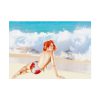 Pin-up Girl Beach Beauty Poster