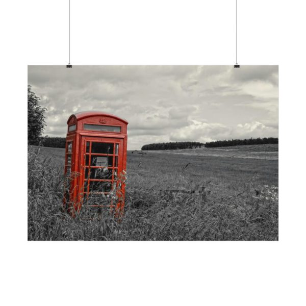 92408-341.jpg Red Telephone Booth Poster