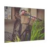 92408-357.jpg Flowers on Bicycle Poster