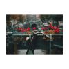 92408-365.jpg Vintage Bike Flowers Poster