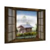 92408-382.jpg Autumn Outlook Landscape Fog Poster