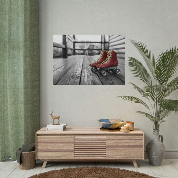 92408-388.jpg Vintage Rollerblades Poster