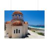 Orthodox Greece Church Poster