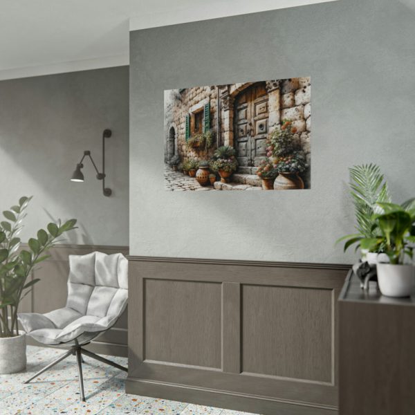 92408-404.jpg Mediterranean Street Scene Poster