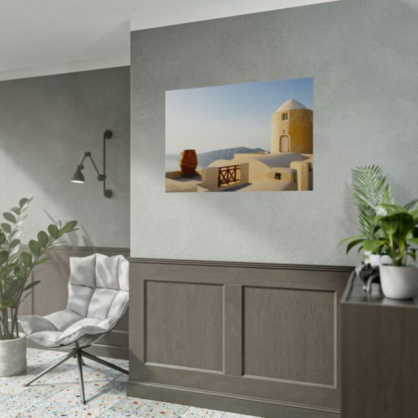 Beautiful Architecture in Greece Poster