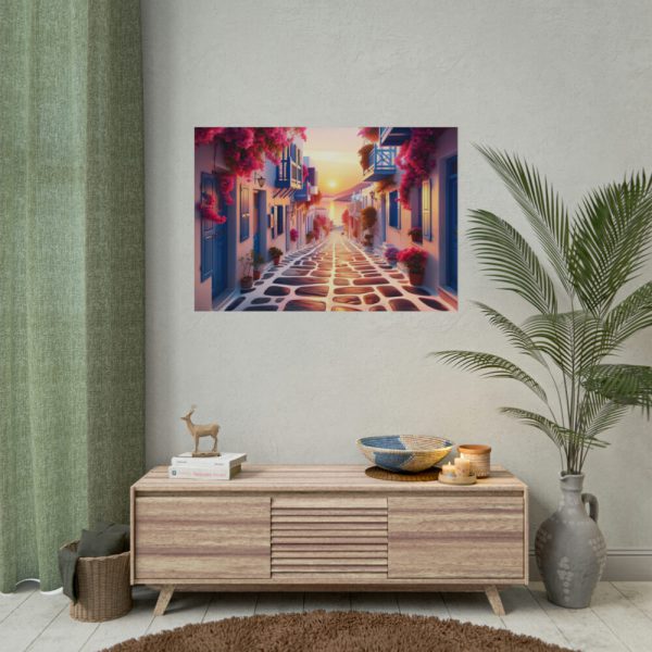 92408-448.jpg Sunset in Greece Poster