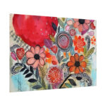 Valentine Doodle Art Paper Poster - Image 3
