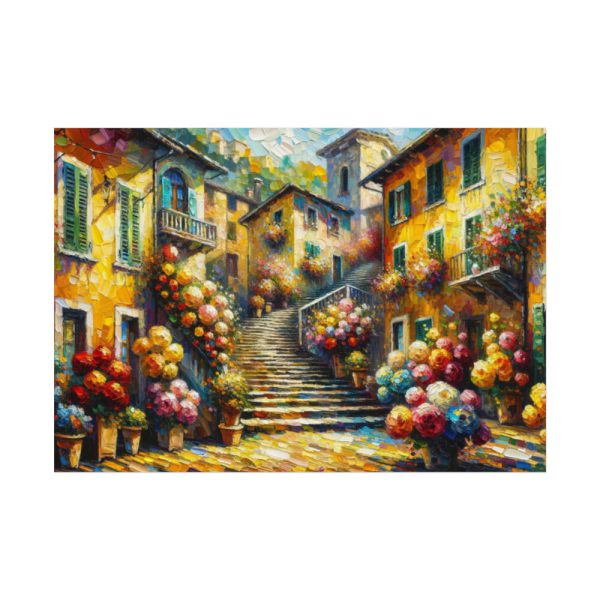 92408-510.jpg Flowerish Street in Italy Poster