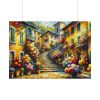 92408-511.jpg Flowerish Street in Italy Poster