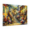 92408-512.jpg Flowerish Street in Italy Poster