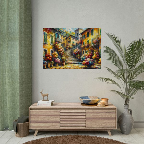 92408-513.jpg Flowerish Street in Italy Poster