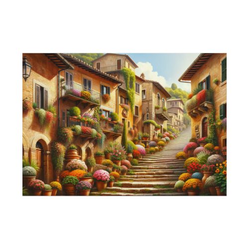 Italian Street Scene Poster