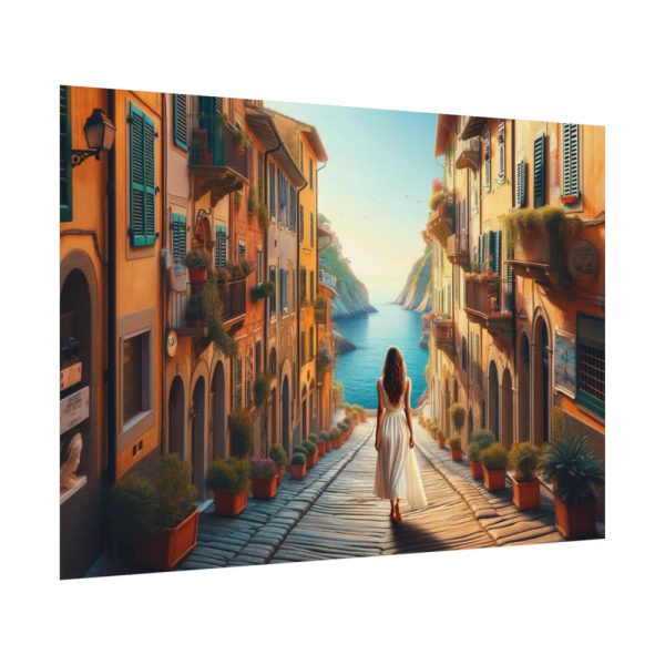Girl in Italy Poster