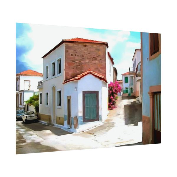 92408-552.jpg Village Lesbos Mytilene Greece Poster