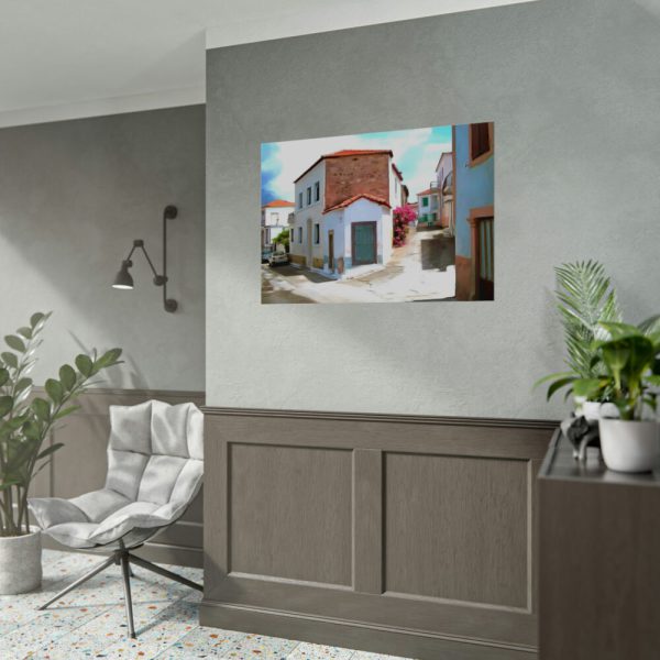 92408-554.jpg Village Lesbos Mytilene Greece Poster