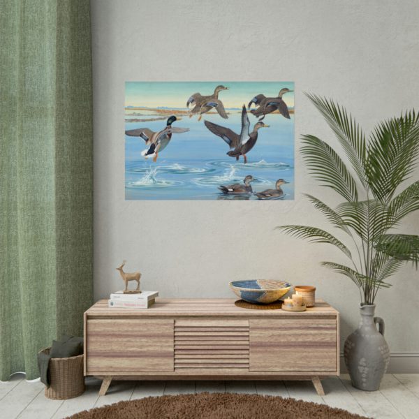 92408-558.jpg Vintage Ducks Art Poster