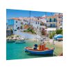 Greek Coastal Town Poster