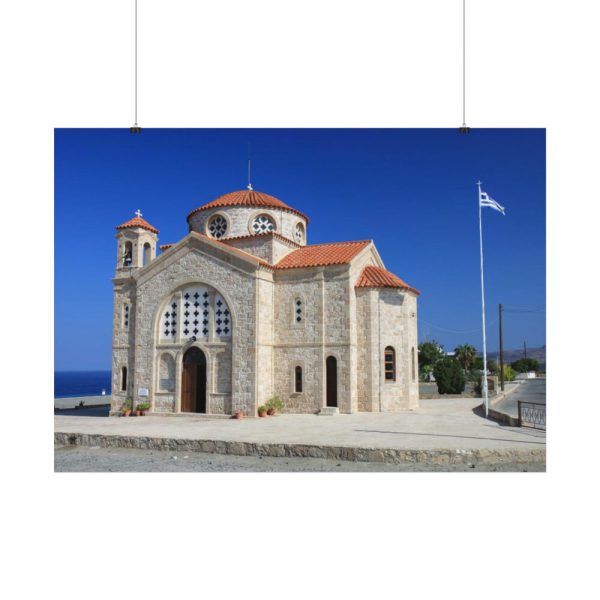 92408-581.jpg Church in Agios Georgios Poster