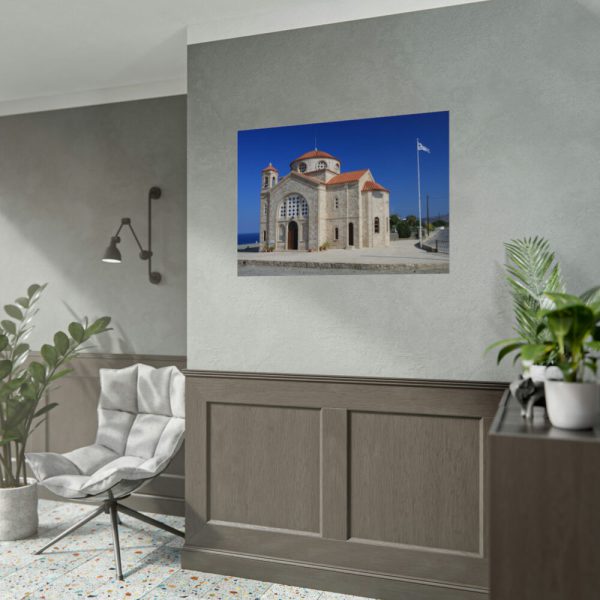 92408-584.jpg Church in Agios Georgios Poster