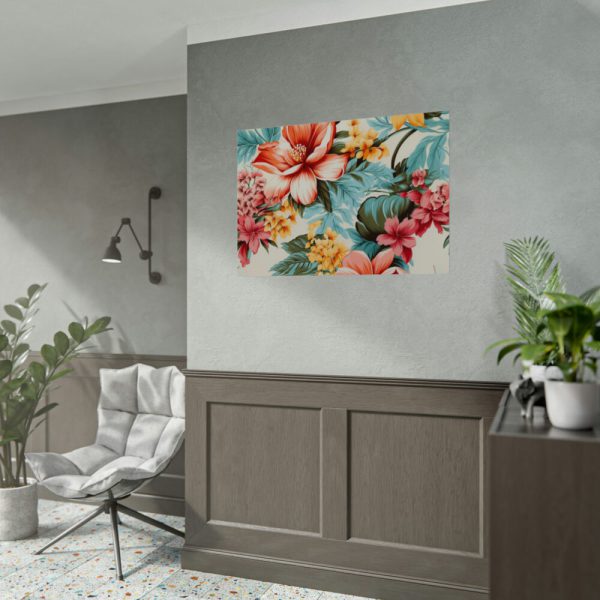 92408-59.jpg Large Flower Seamless Pattern Poster