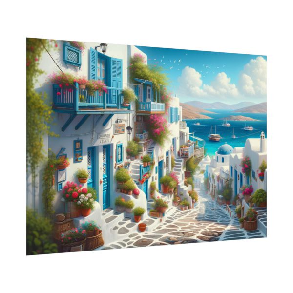 92408-602.jpg Scene of Greek Island Poster