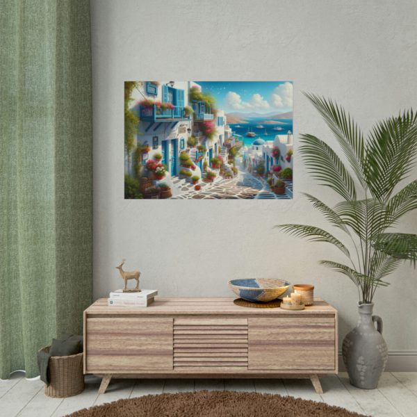 92408-603.jpg Scene of Greek Island Poster