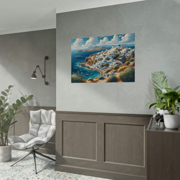 92408-609.jpg Greek Island With Sea Landscape Poster
